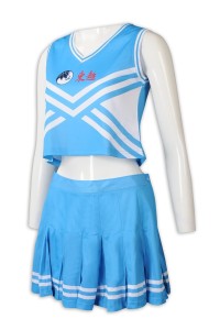 CH201 Mass Customized Sleeveless Waist Dress Cheerleading Dress Fashion Cheerleading Dress Cheerleading Dress Shop Blue  glee cheerios uniform  gladiator cheer skirt